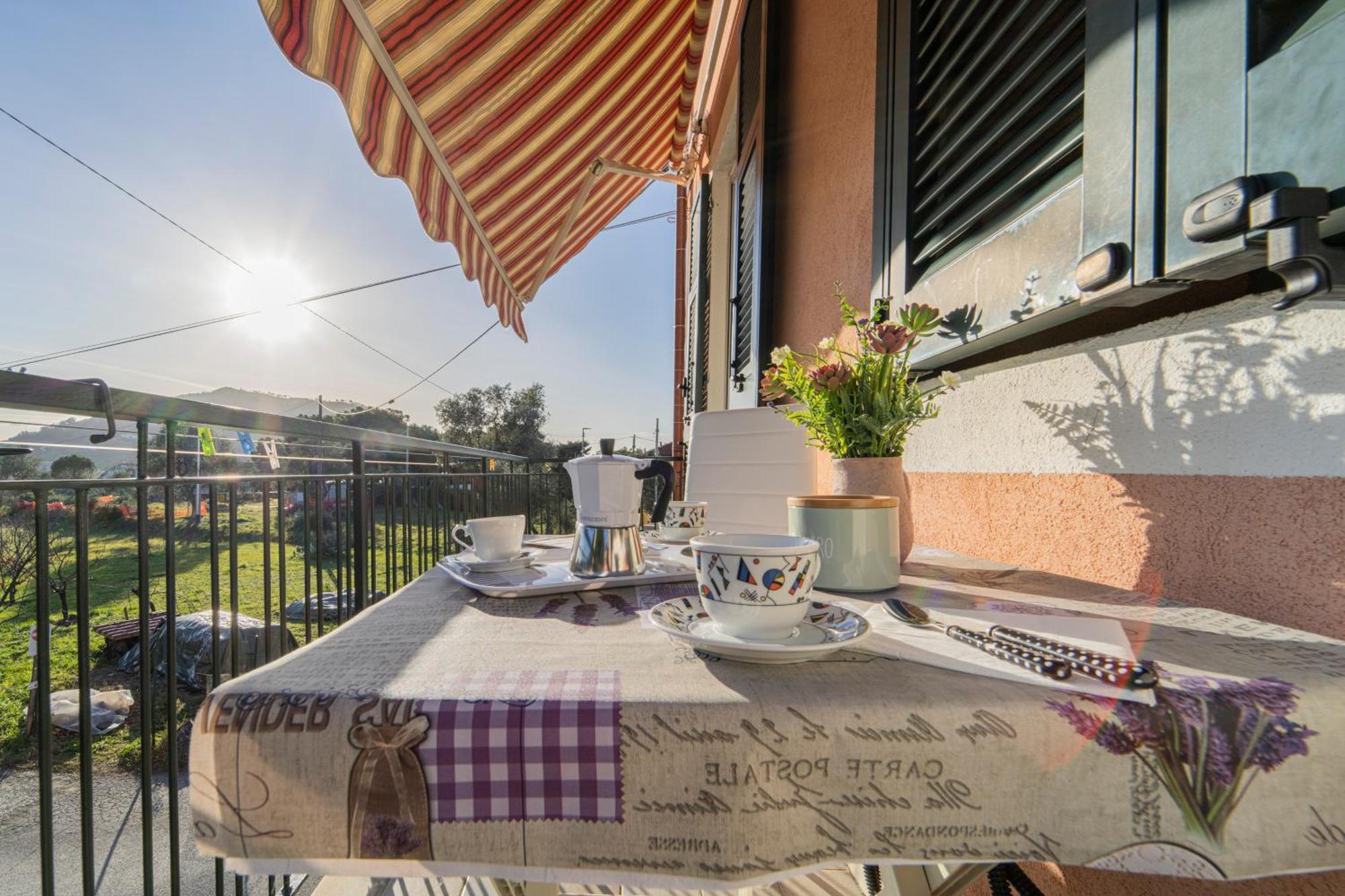 238 - Casa Al Ma, Vista Mare, Pace E Natura - Parcheggio Gratis Incluso Sestri Levante Luaran gambar